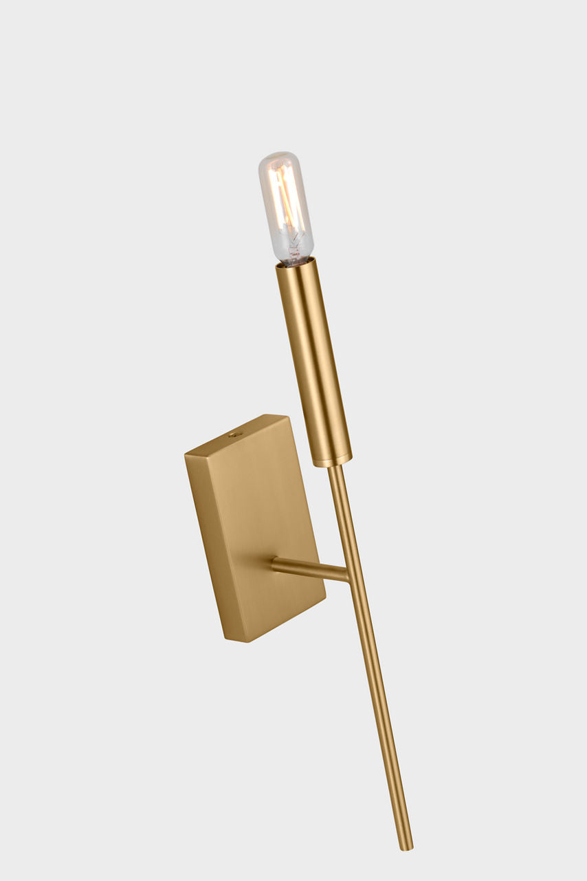 Brianna Tail Sconce Burnished Brass