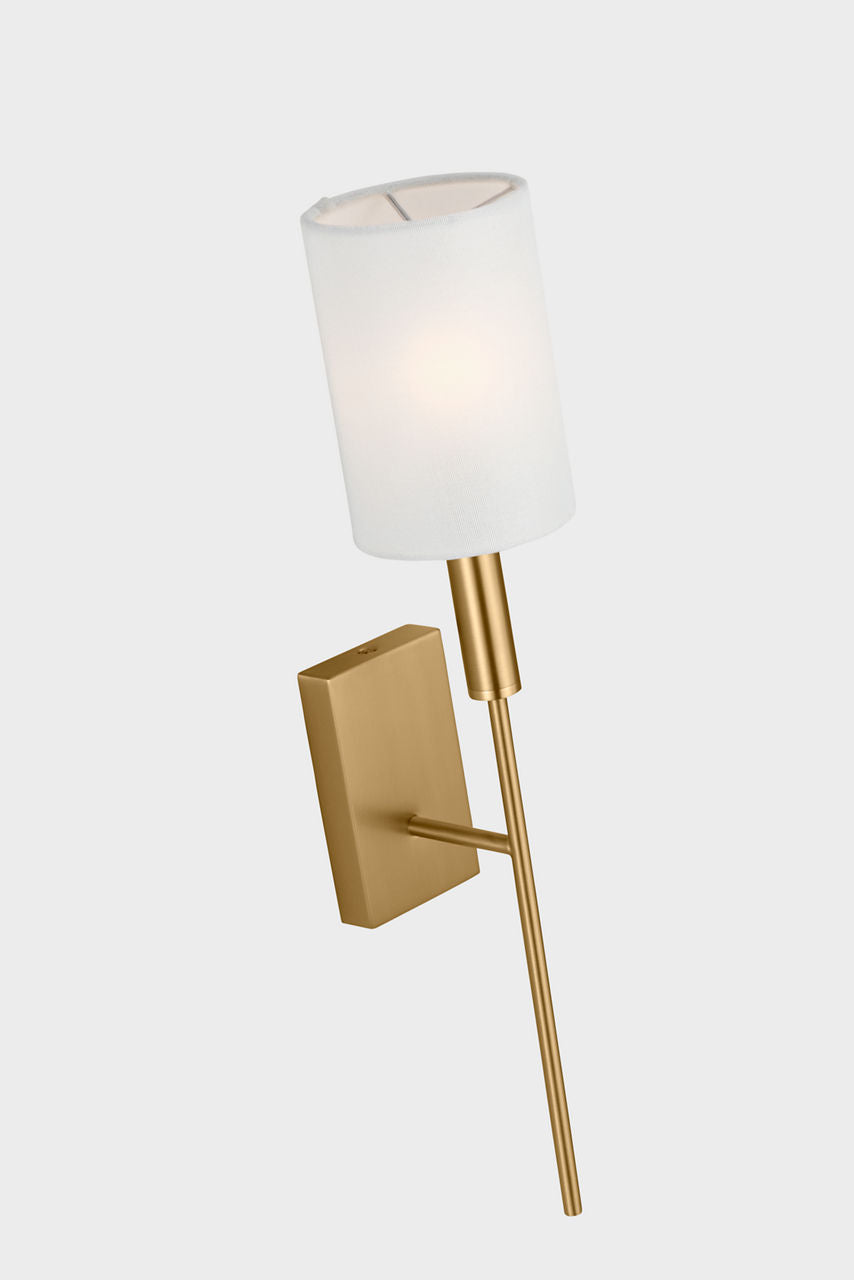 Brianna Tail Sconce Burnished Brass