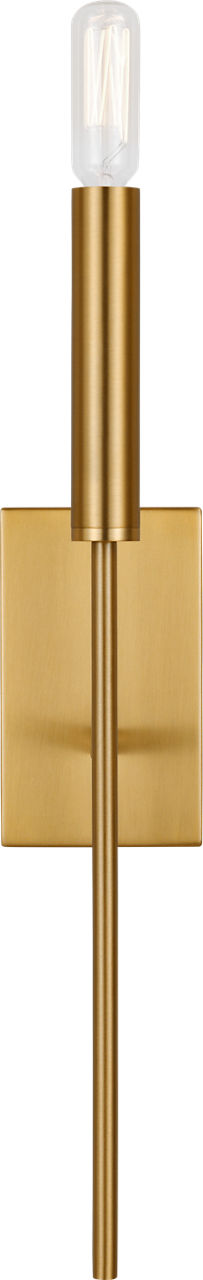 Brianna Tail Sconce Burnished Brass
