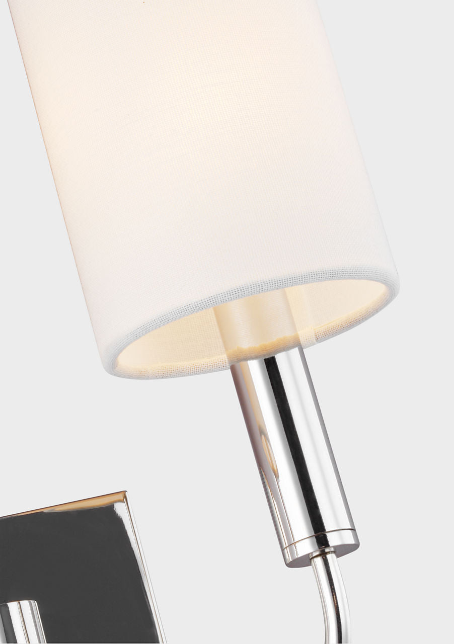 Brianna Double Sconce Polished Nickel