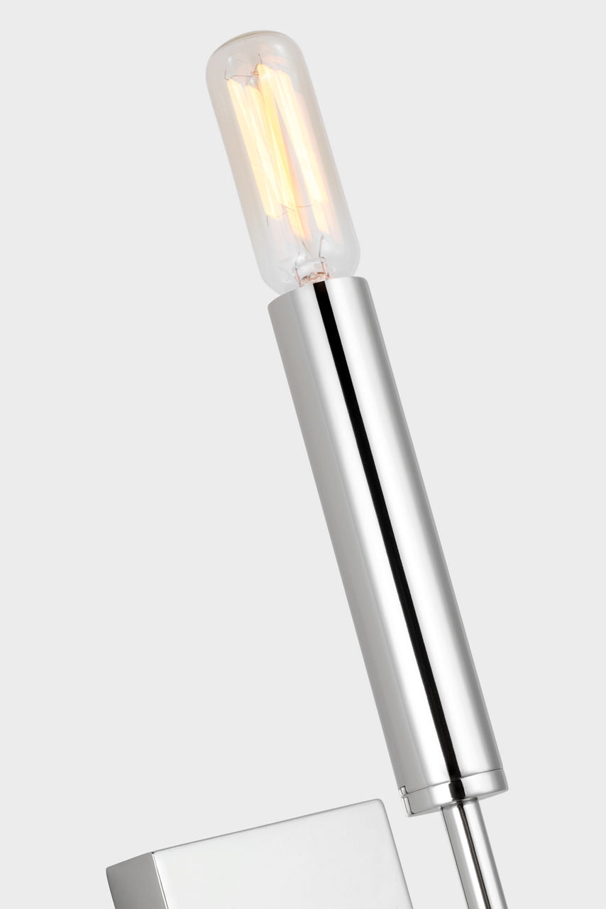 Brianna Tail Sconce Polished Nickel