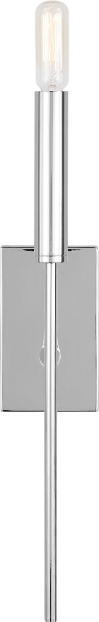 Brianna Tail Sconce Polished Nickel