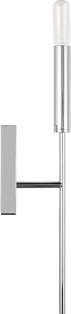 Brianna Tail Sconce Polished Nickel