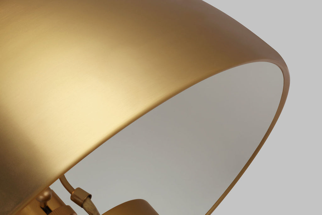 Cotra Table Lamp | Burnished Brass Bulbs Included
