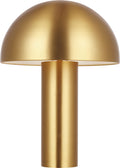 Cotra Table Lamp | Burnished Brass Bulbs Included