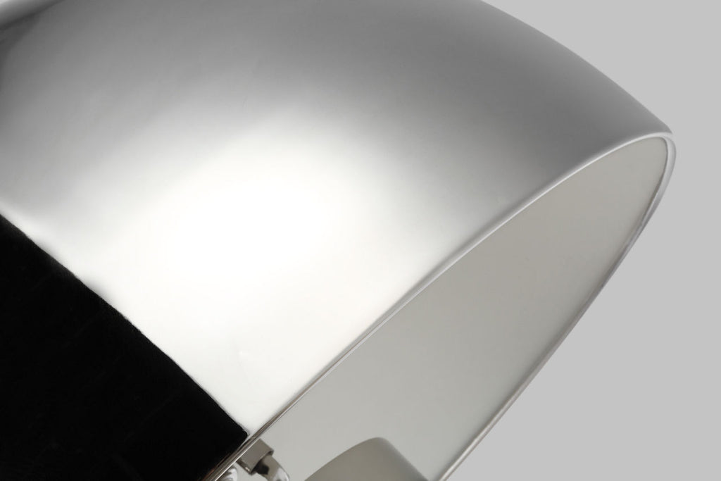 Cotra Table Lamp | Polished Nickel Bulbs Included