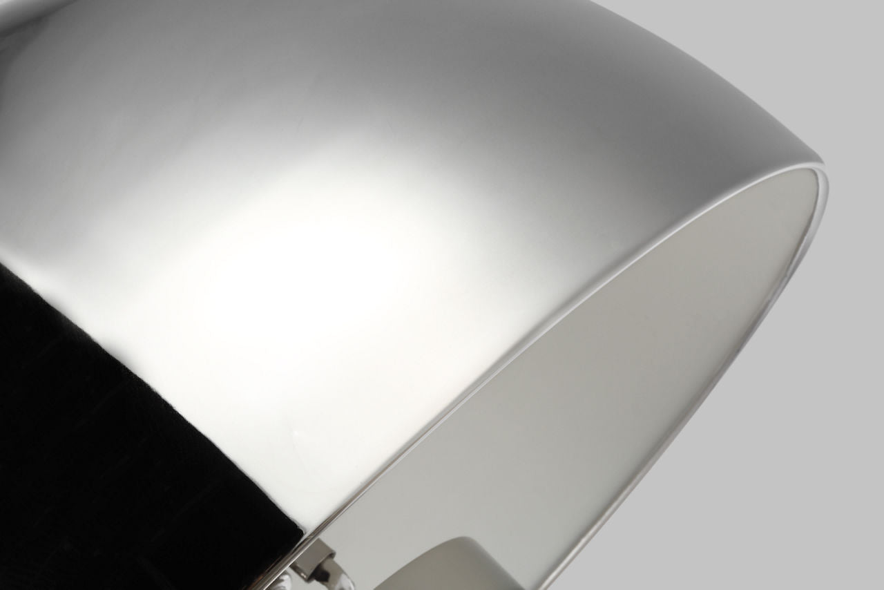Cotra Table Lamp | Polished Nickel Bulbs Included