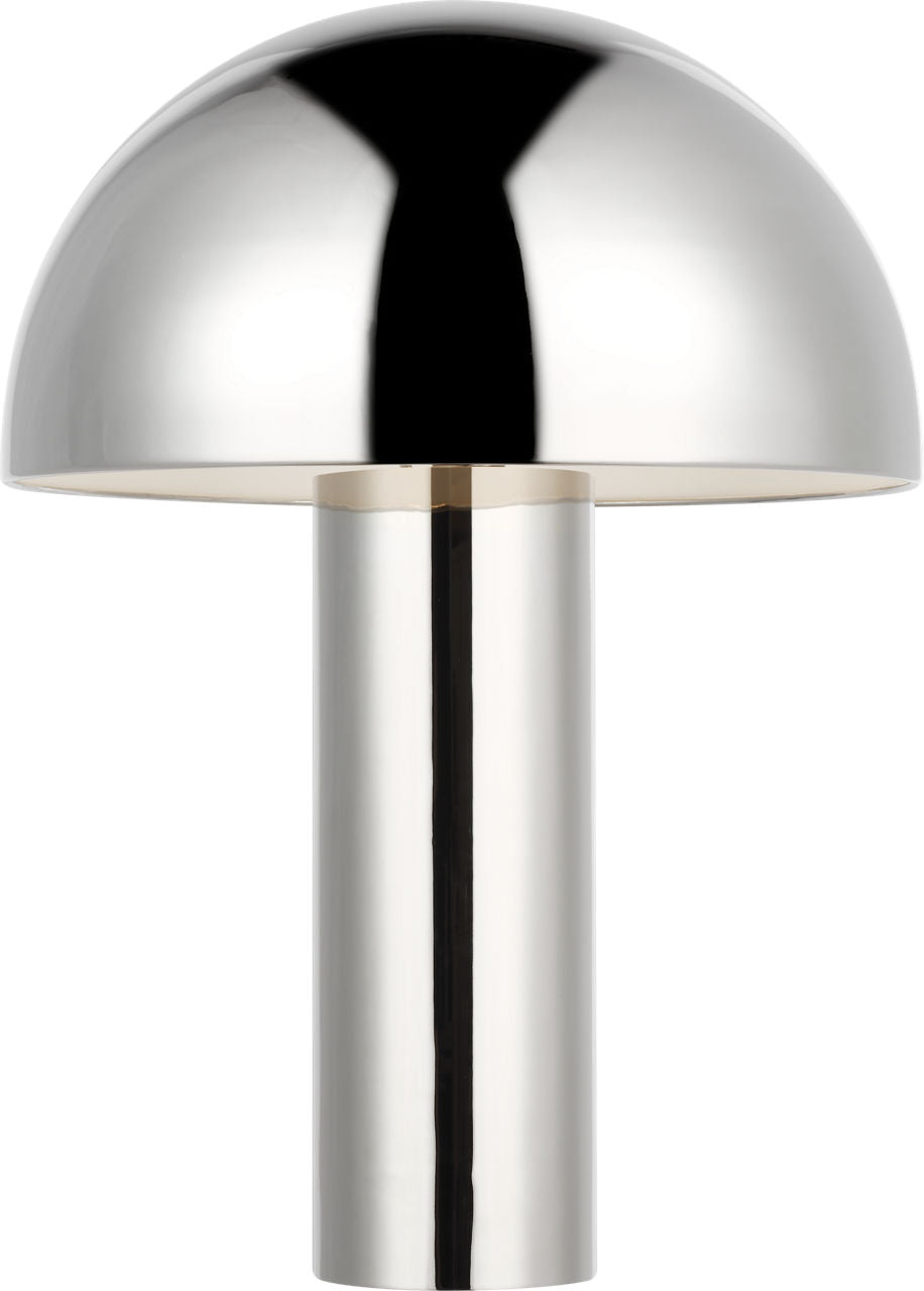 Cotra Table Lamp | Polished Nickel Bulbs Included