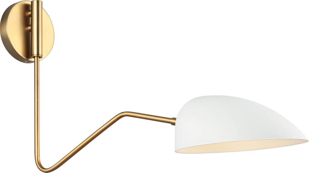 Jane Task Sconce | Matte White