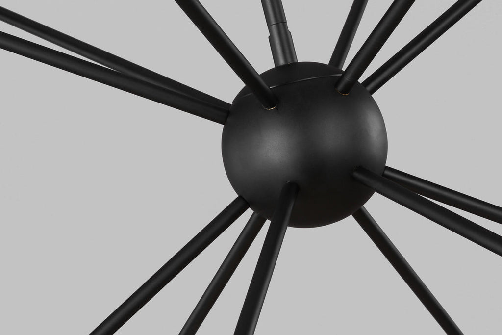 Jax Large Chandelier Midnight Black
