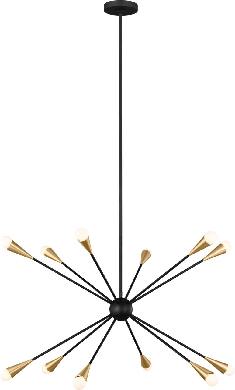 Jax Large Chandelier Midnight Black