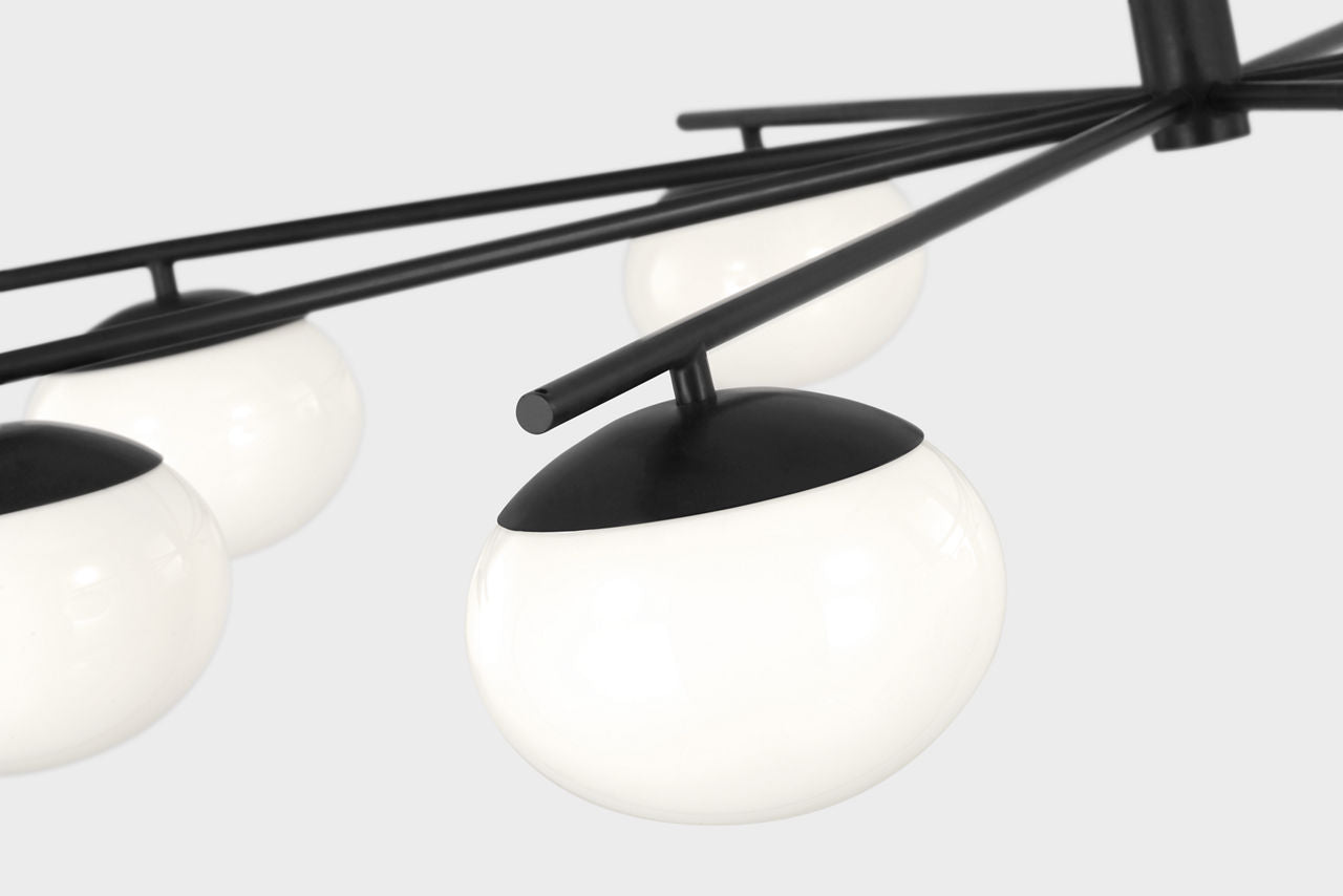 Lune Extra Large Chandelier Aged Iron
