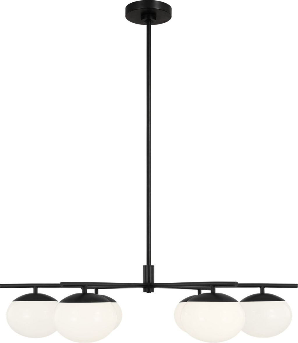 Lune Large Chandelier Aged Iron