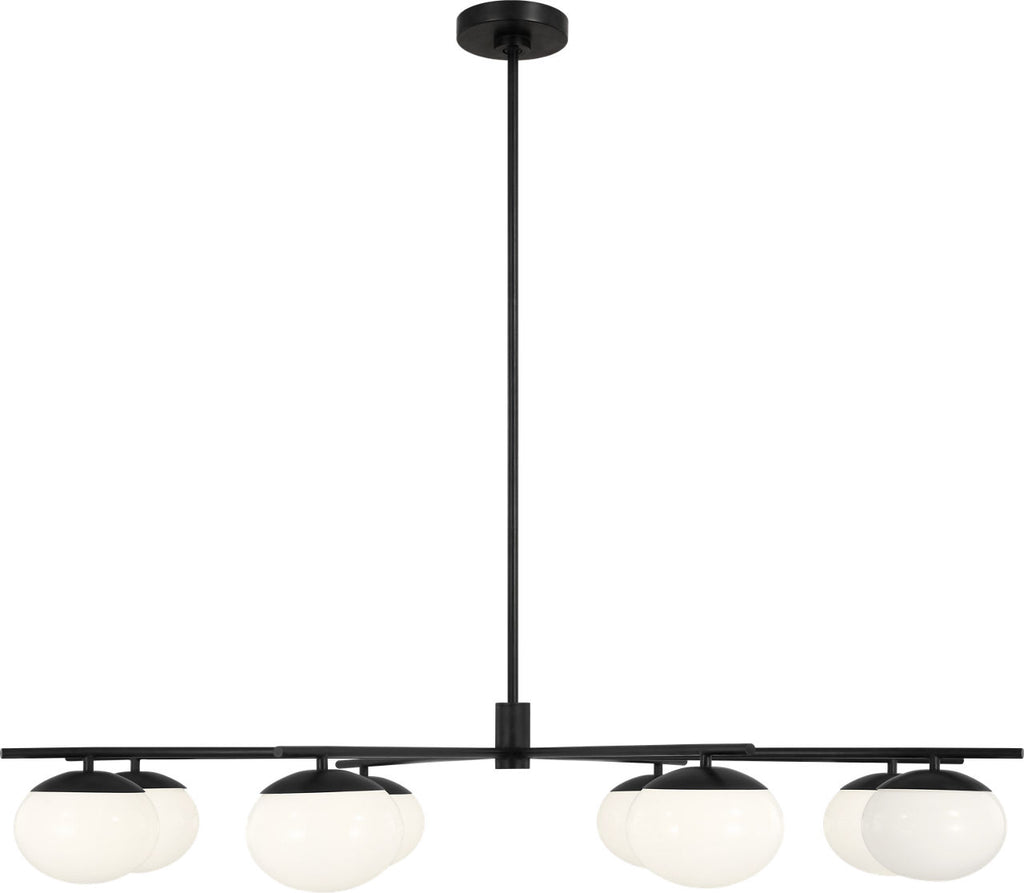 Lune Extra Large Chandelier Aged Iron