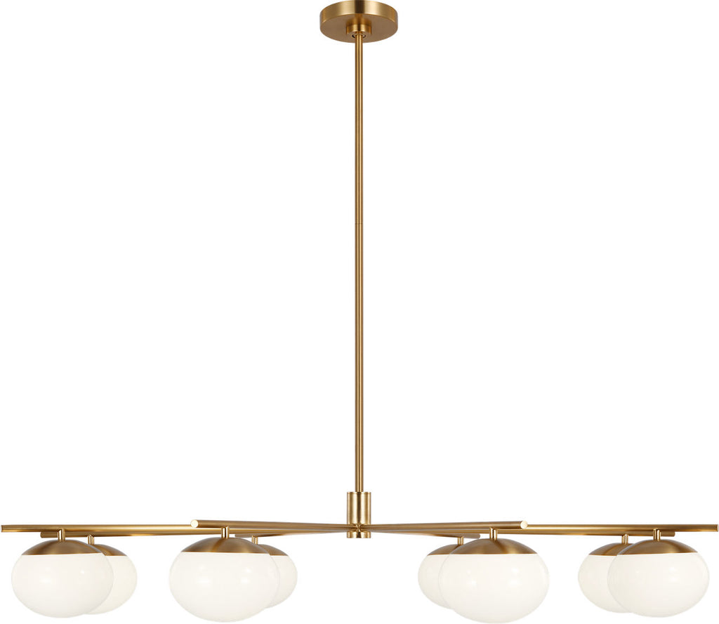 Lune Extra Large Chandelier Burnished Brass