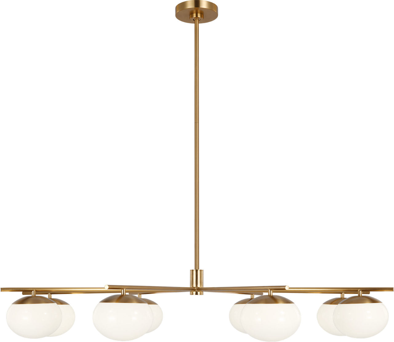 Lune Extra Large Chandelier Burnished Brass
