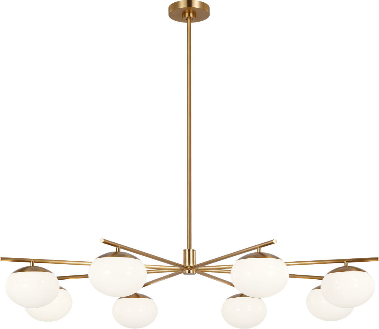 Lune Extra Large Chandelier Burnished Brass