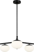 Lune Semi-Flush Mount Aged Iron