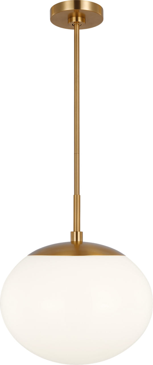 Lune Pendant Burnished Brass