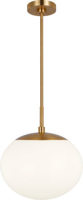 Lune Pendant Burnished Brass
