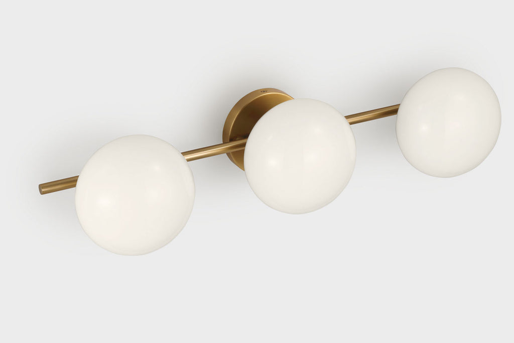Lune 3 - Light Vanity Burnished Brass
