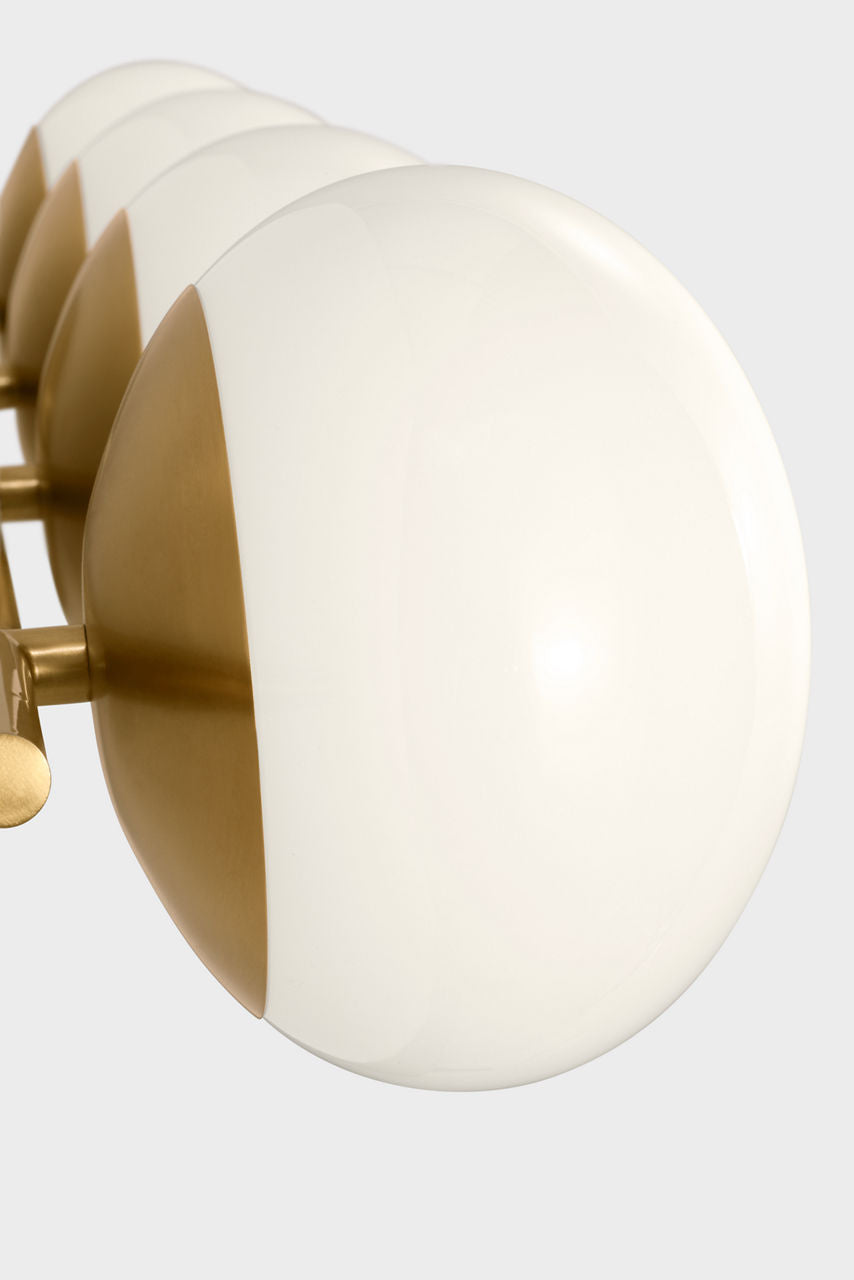 Lune 4 - Light Vanity Burnished Brass