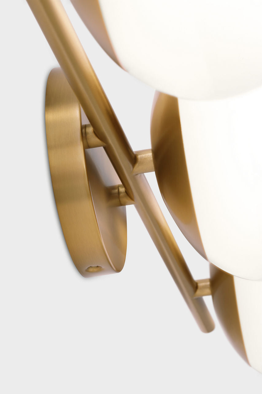 Lune 3 - Light Vanity Burnished Brass