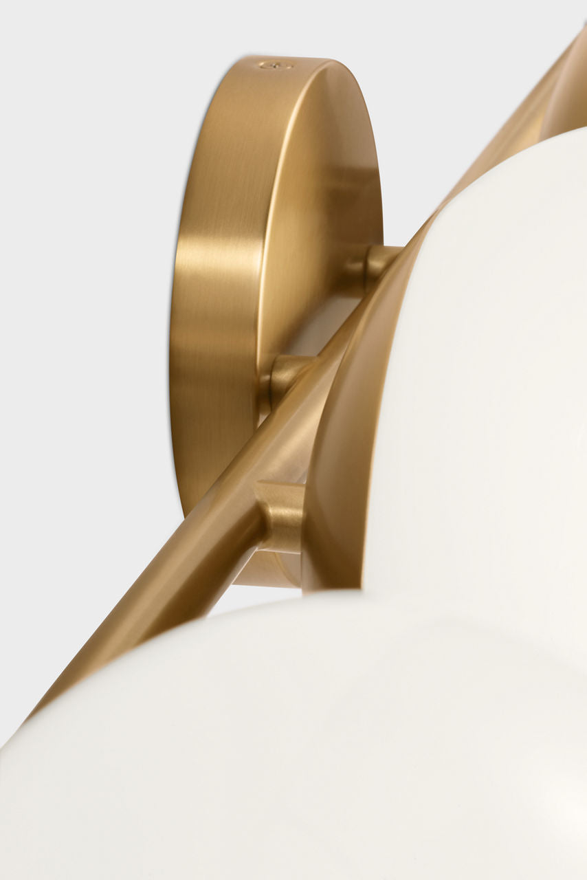 Lune 4 - Light Vanity Burnished Brass