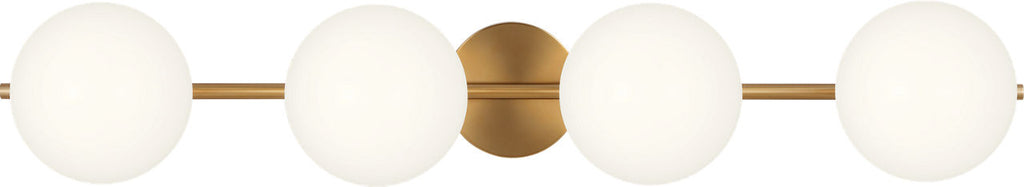 Lune 4 - Light Vanity Burnished Brass