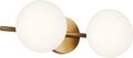 Lune 2 - Light Vanity Burnished Brass