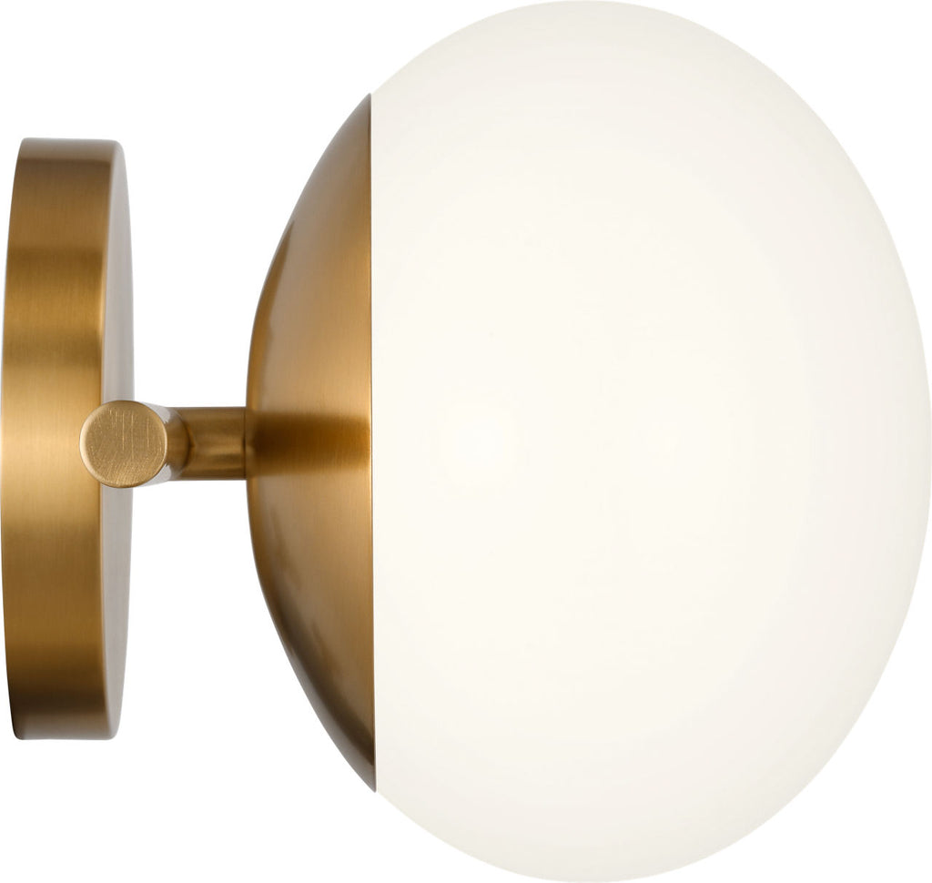 Lune 2 - Light Vanity Burnished Brass