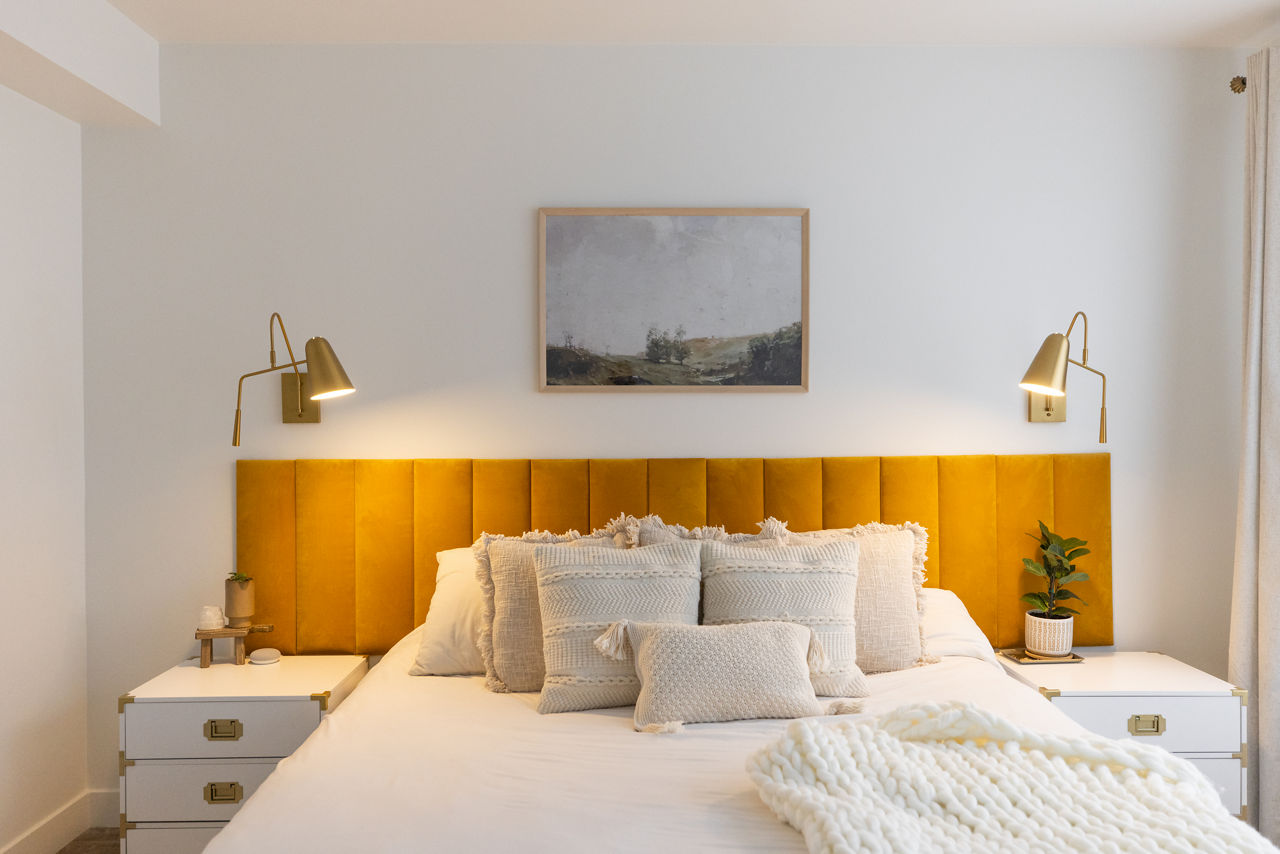 Simon Task Sconce Burnished Brass