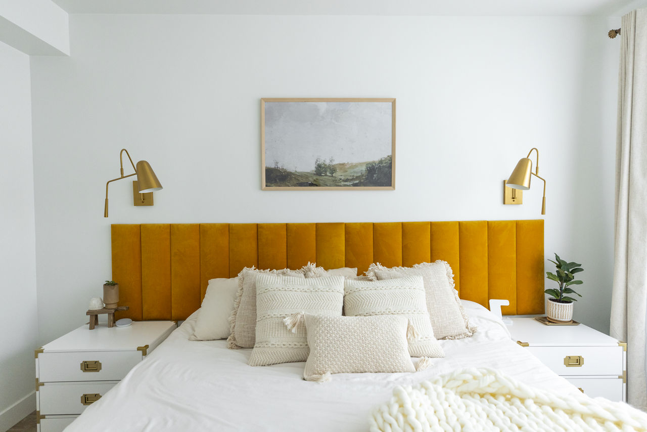 Simon Task Sconce Burnished Brass