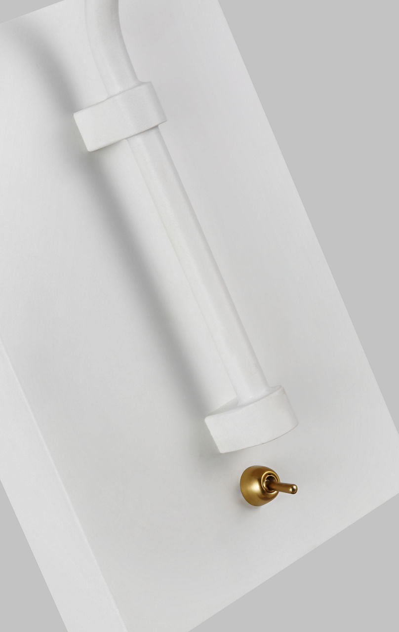 Simon Task Sconce Matte White