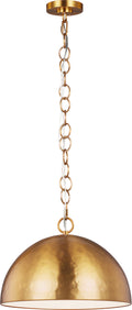 Whare Medium Pendant | Burnished Brass