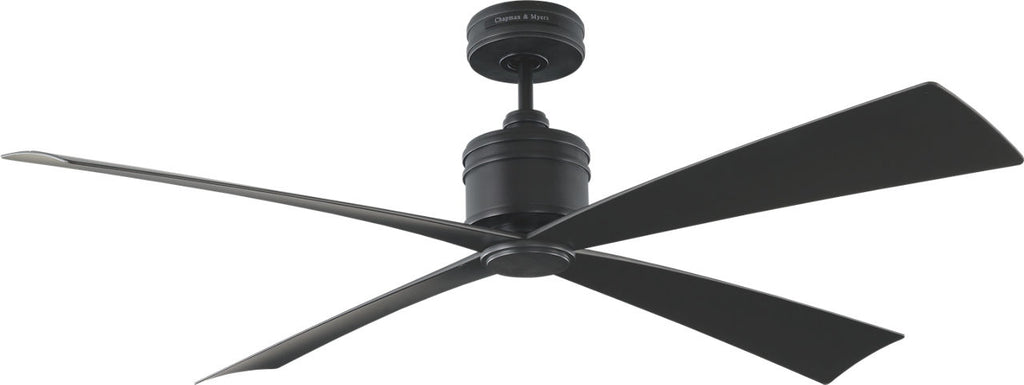 Launceton 56 Ceiling Fan | Blades Midnight Black