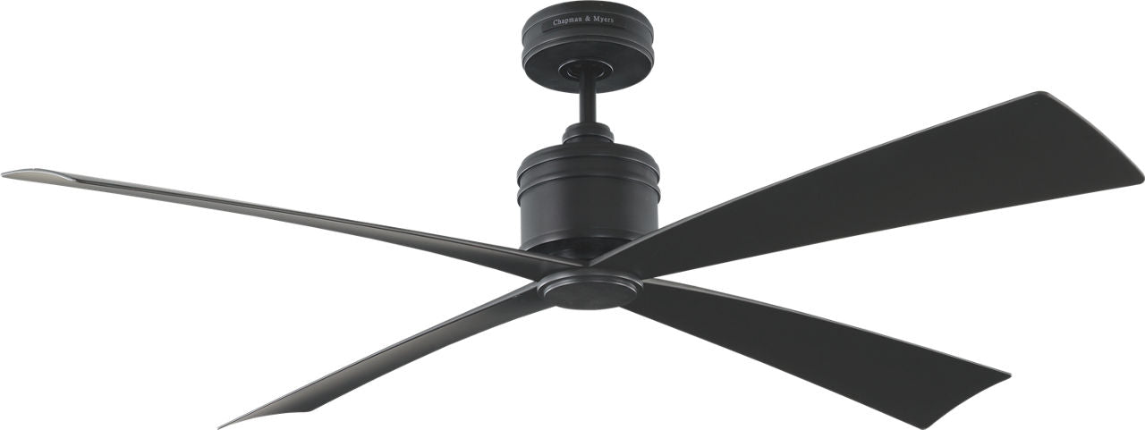 Launceton 56 Ceiling Fan | Blades Midnight Black
