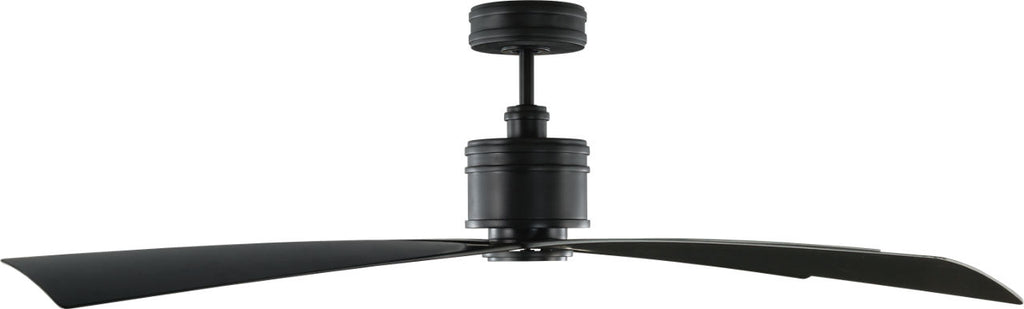 Launceton 56 Ceiling Fan | Blades Midnight Black