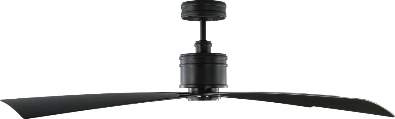 Launceton 56 Ceiling Fan | Blades Midnight Black