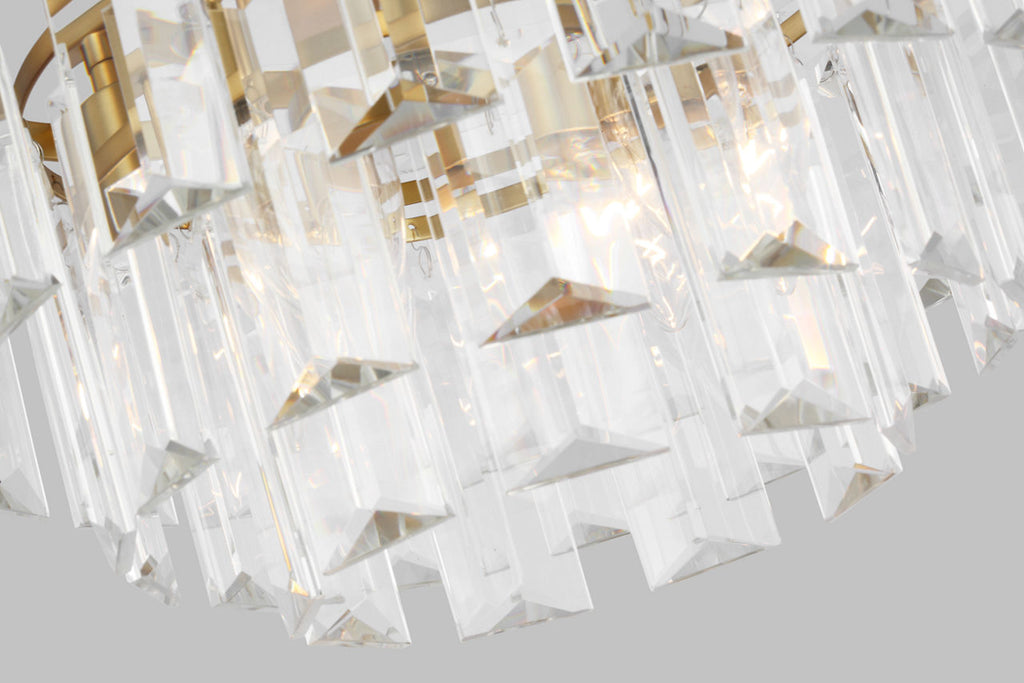 Arden Small Chandelier | Burnished Brass