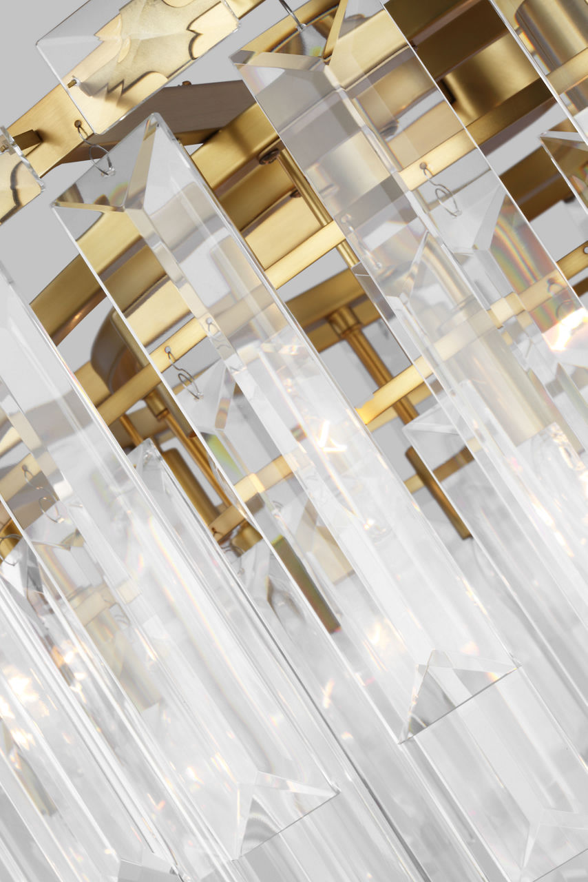 Arden Large Chandelier | Burnished Brass