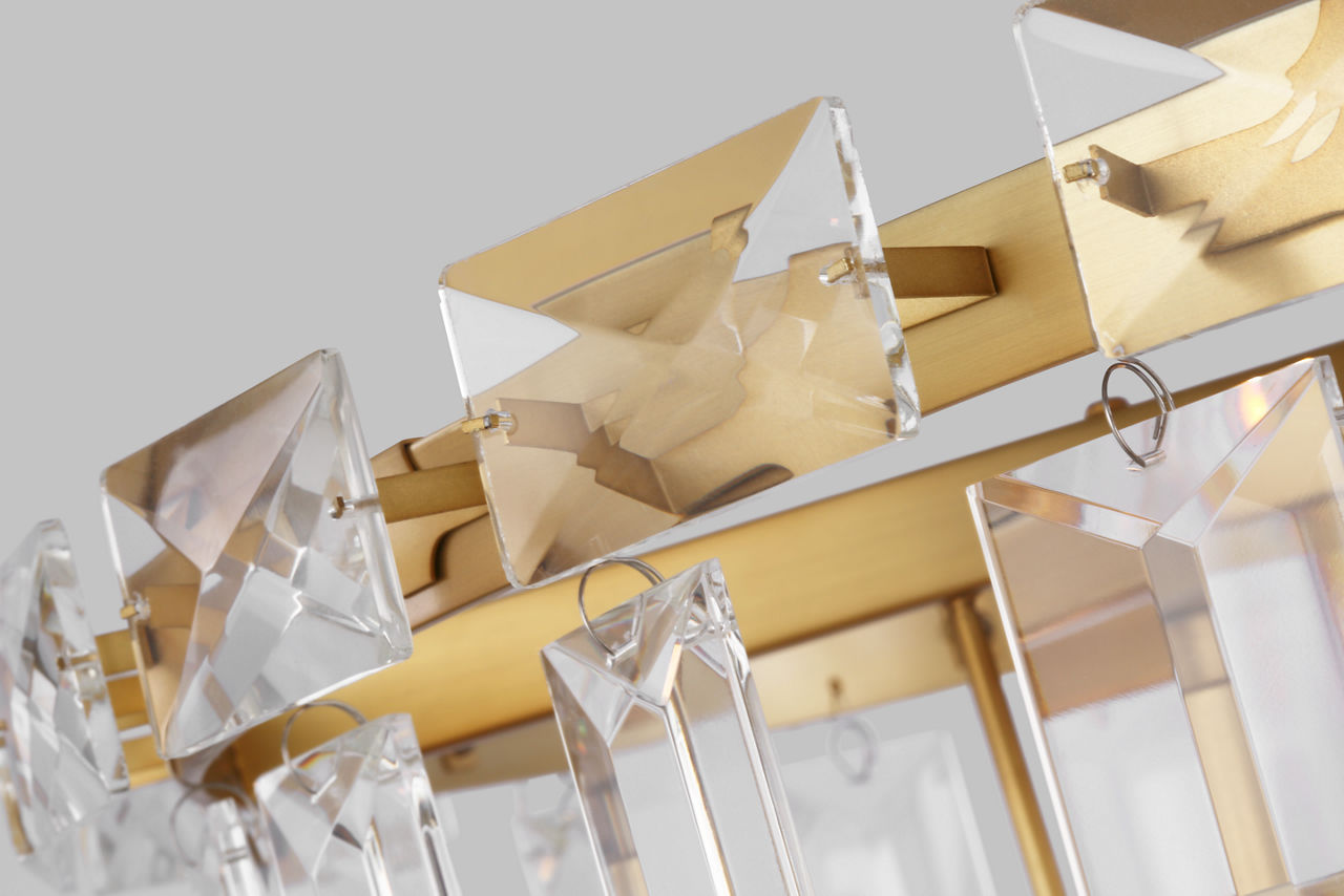 Arden Medium Chandelier | Burnished Brass