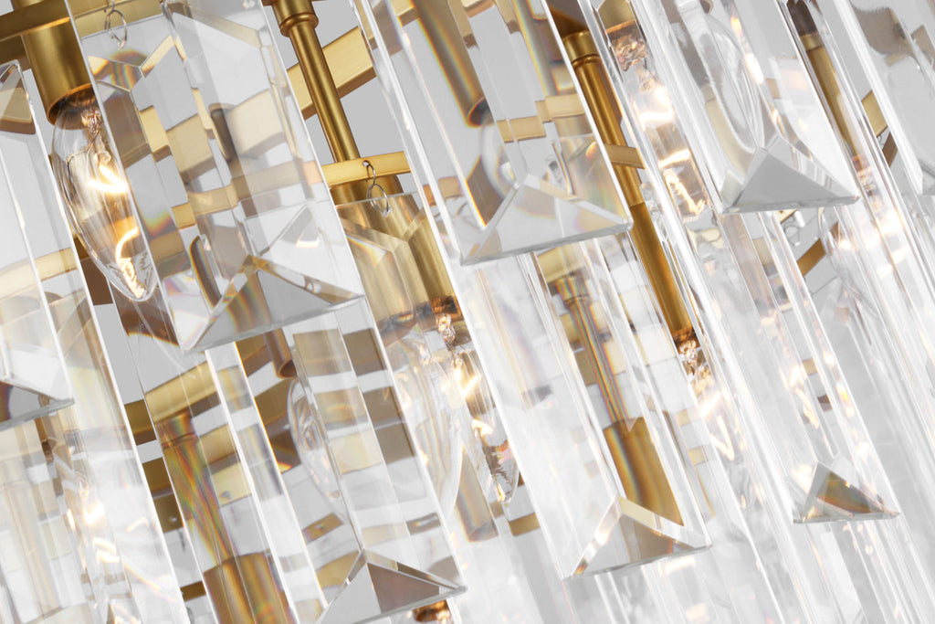Arden Large Chandelier | Burnished Brass
