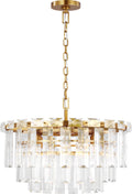 Arden Medium Chandelier | Burnished Brass