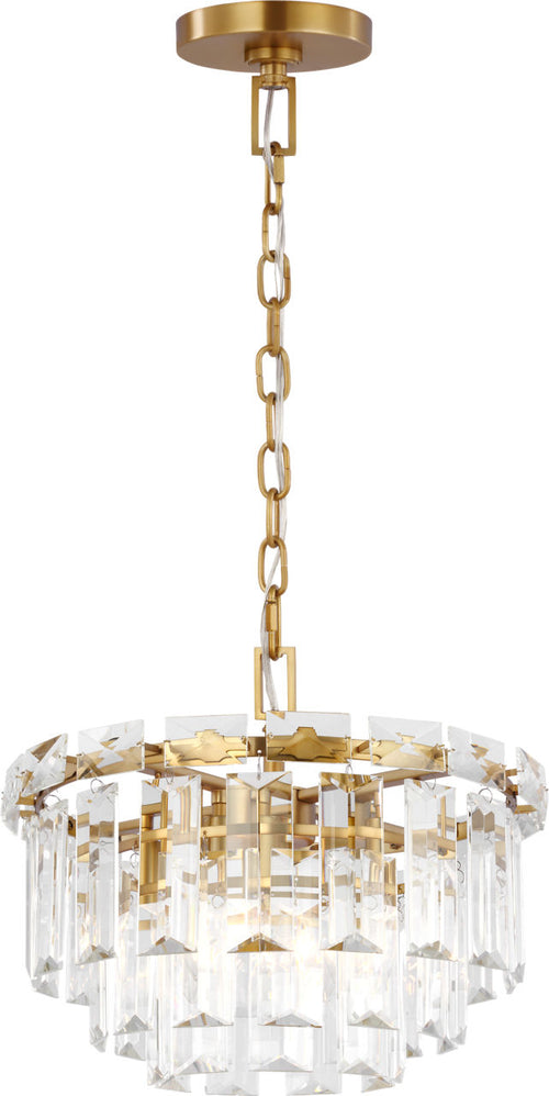 Arden Small Chandelier | Burnished Brass