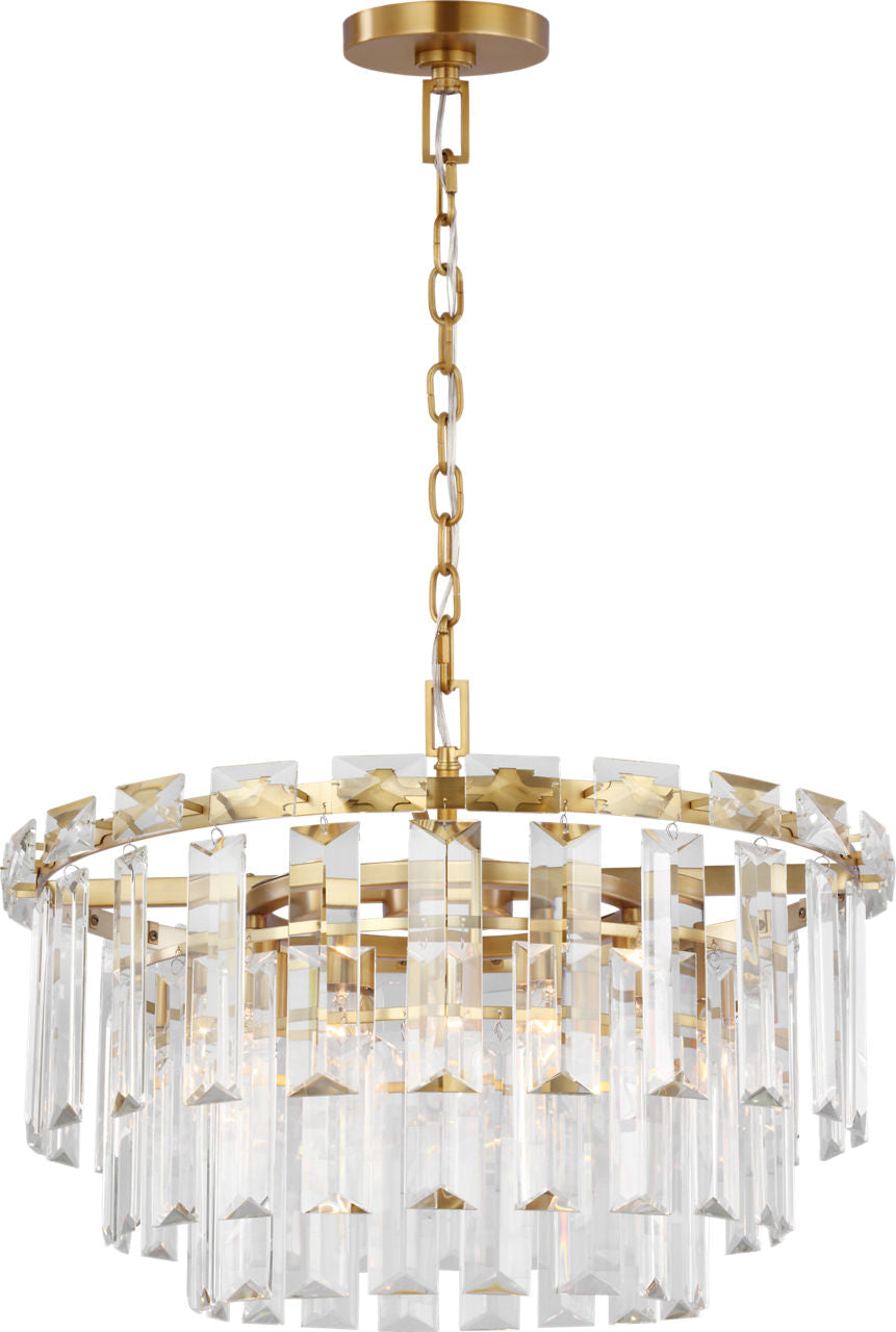 Arden Medium Chandelier | Burnished Brass