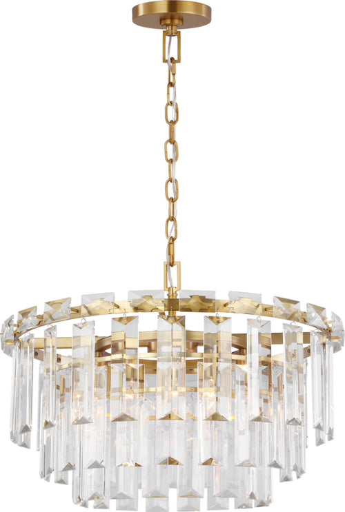 Arden Medium Chandelier | Burnished Brass