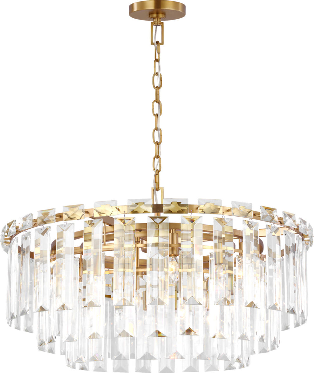 Arden Large Chandelier | Burnished Brass