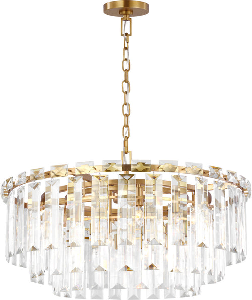 Arden Large Chandelier | Burnished Brass