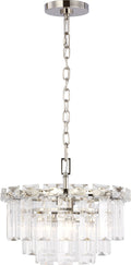 Arden Small Chandelier | Polished Nickel